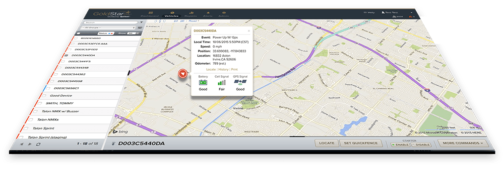 Spireon goldstar ui slanted