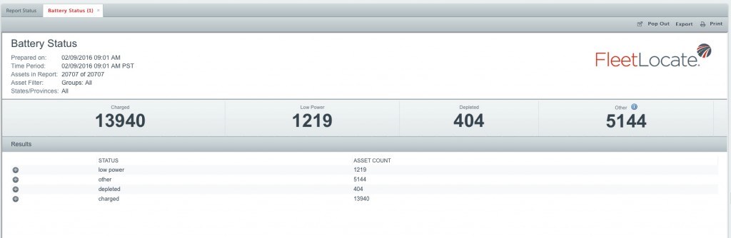 battery fleet management system