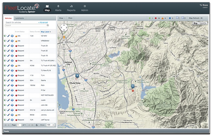 fleet management ui