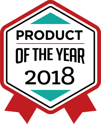 “2018 BIG product of the Year Award logo