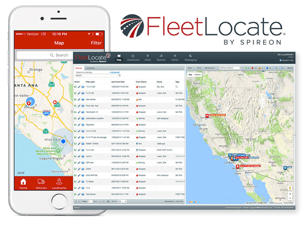 FleetLocate Standard Reliable fleet and driver management Spireon