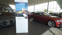 lobby view of Audi Ft. Worth dealership - Kahu by Spireon